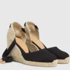 Castaner Footwear | Footwear^CARINA/8 Black Espadrille Wedges 020962 100