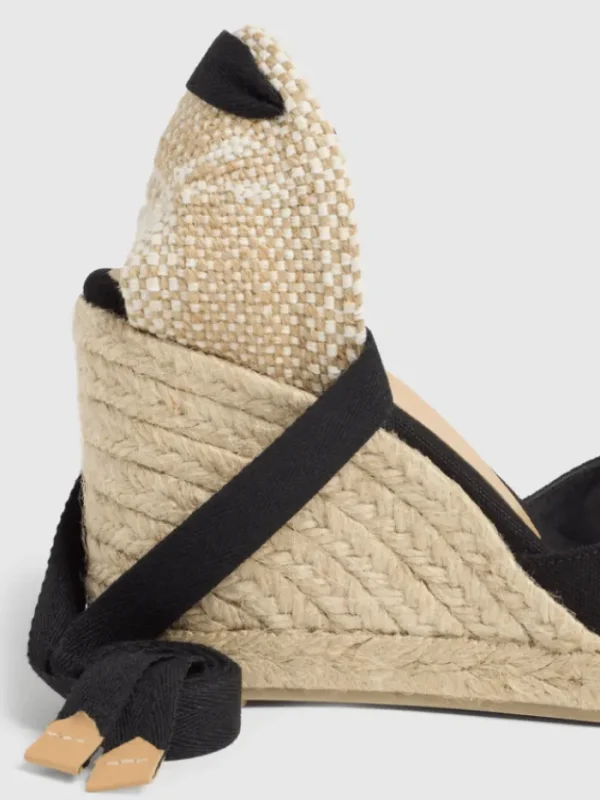 Castaner Footwear | Footwear^CARINA/8 Black Espadrille Wedges 020962 100