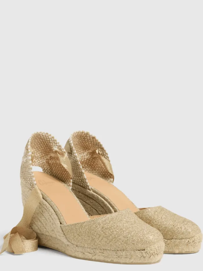 castaner_carina_wedge_esp_0.webp Castaner Footwear | Footwear^CARINA/8 Wedge Espadrilles In Light Gold 021767 3004