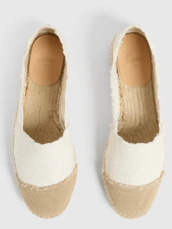 Castaner Footwear | Footwear^KAMPALA Espadrilles In White And Gold 022718 4078