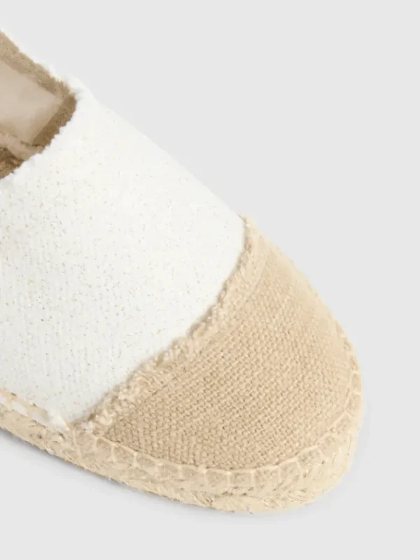 Castaner Footwear | Footwear^KAMPALA Espadrilles In White And Gold 022718 4078
