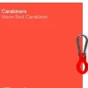Chilly's Water Bottles Water Bottles^Chilly's Water Bottle Carabiner Neon Red CBCARNERED
