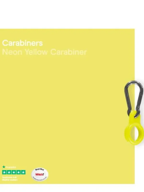 Chilly's Water Bottles Gifts Under £50 | Water Bottles^Chilly's Water SS Bottle Carabiner Neon Yellow CBCARNEYEL