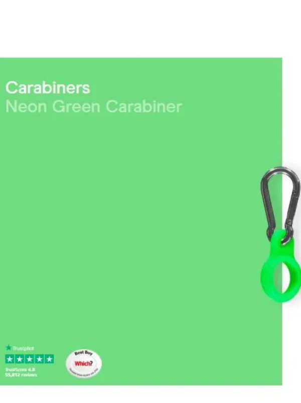Chilly's Water Bottles Gifts Under £50 | Water Bottles^Chilly's Water SS Bottle Carabiner Neon Green CBCARNEGRN