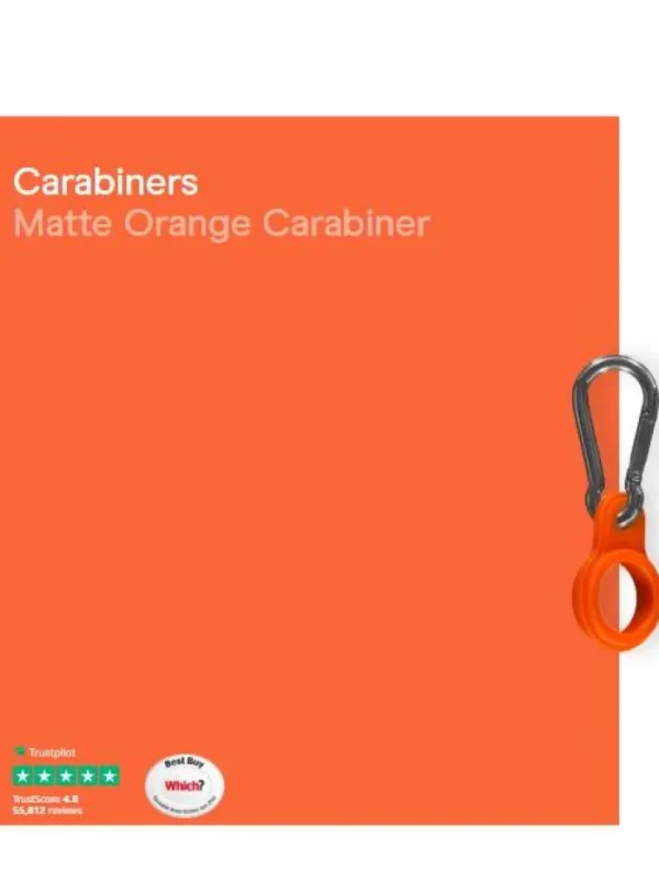 Chilly's Water Bottles Gifts Under £50 | Water Bottles^Chilly's Water SS Bottle Carabiner Matt Burnt Orange CBCARMABOR