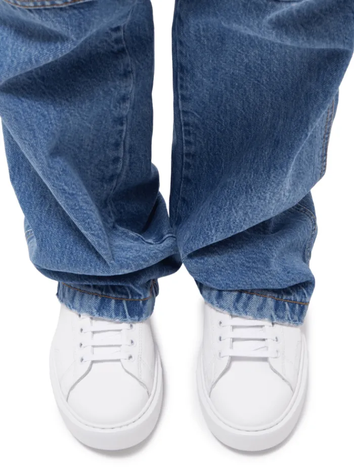 date_sfera_laminated_whit_5.webp D.A.T.E. Footwear | Footwear^Sfera Laminated White Silver Trainers W401-SF-LM-WS