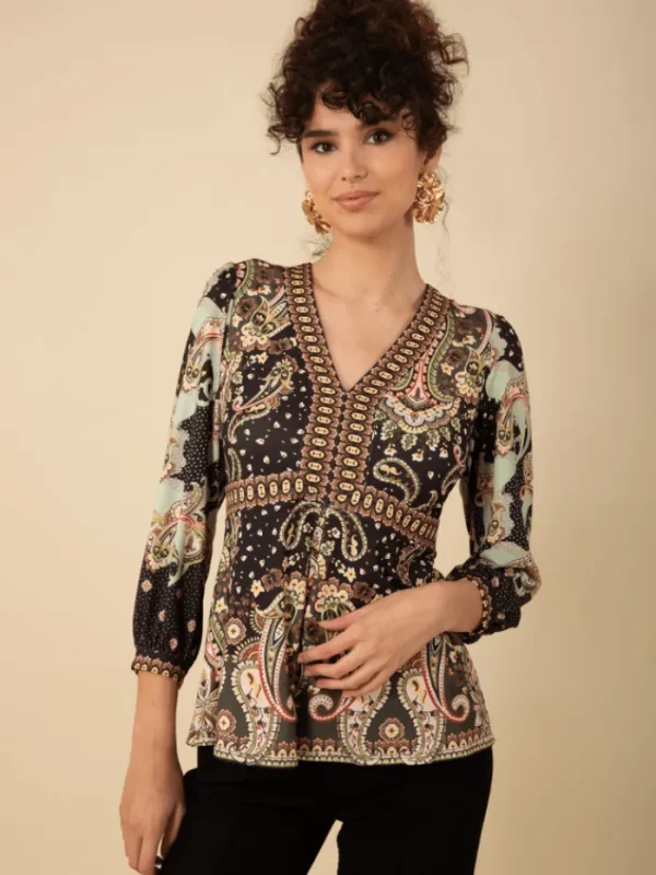 Hale Bob Tops | Luxury Gifts^DESTINY Slim Fit Printed Top 47AA212A