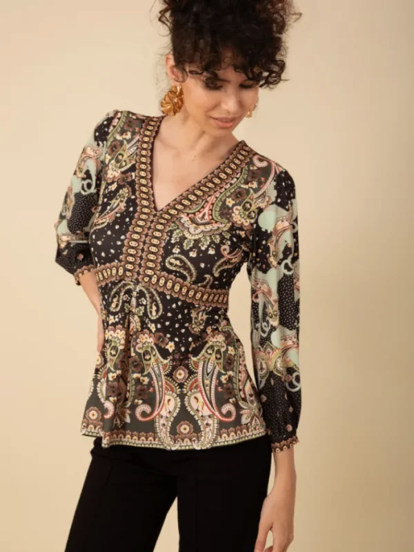 Hale Bob Tops | Luxury Gifts^DESTINY Slim Fit Printed Top 47AA212A