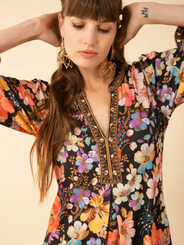 Hale Bob Dresses | Gifts Under £250^Louna Mini Dress 38AR603B Col Gold