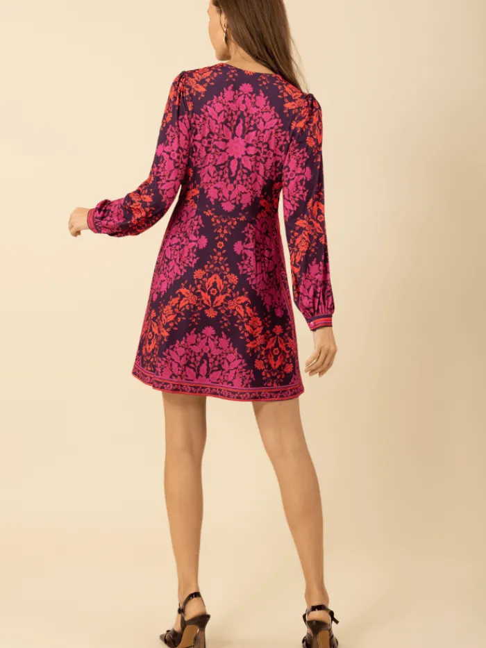 hale_bob_womens_adley_fuc_2.webp Hale Bob Dresses | Party Wear^Women's ADLEY Fuchsia Mini Dress 49ET616A