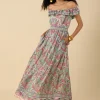 Hale Bob Dresses | Luxury Gifts^Women's JAMIE On/Off Shoulder Patterned Maxi Dress 52TR674A