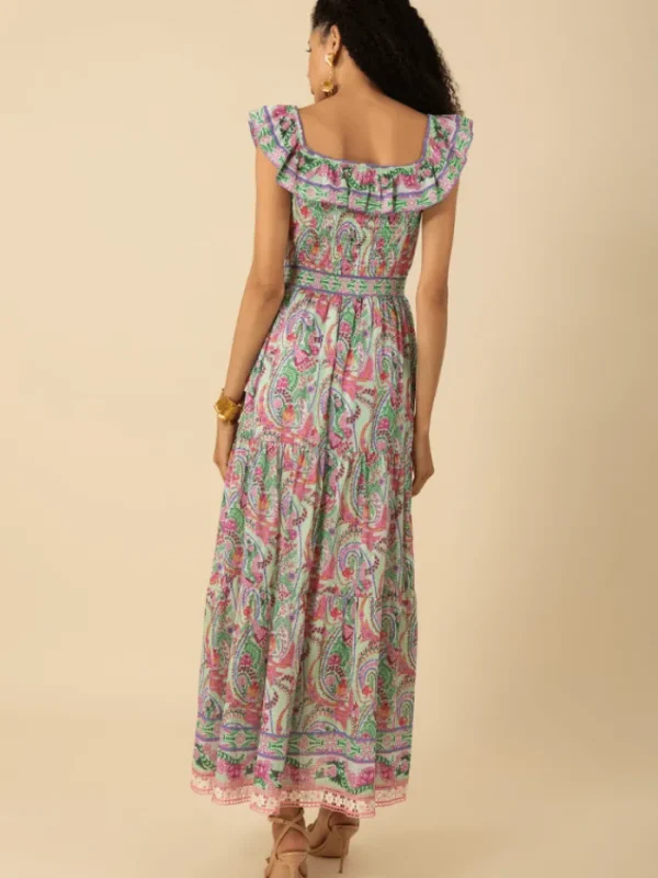 Hale Bob Dresses | Luxury Gifts^Women's JAMIE On/Off Shoulder Patterned Maxi Dress 52TR674A