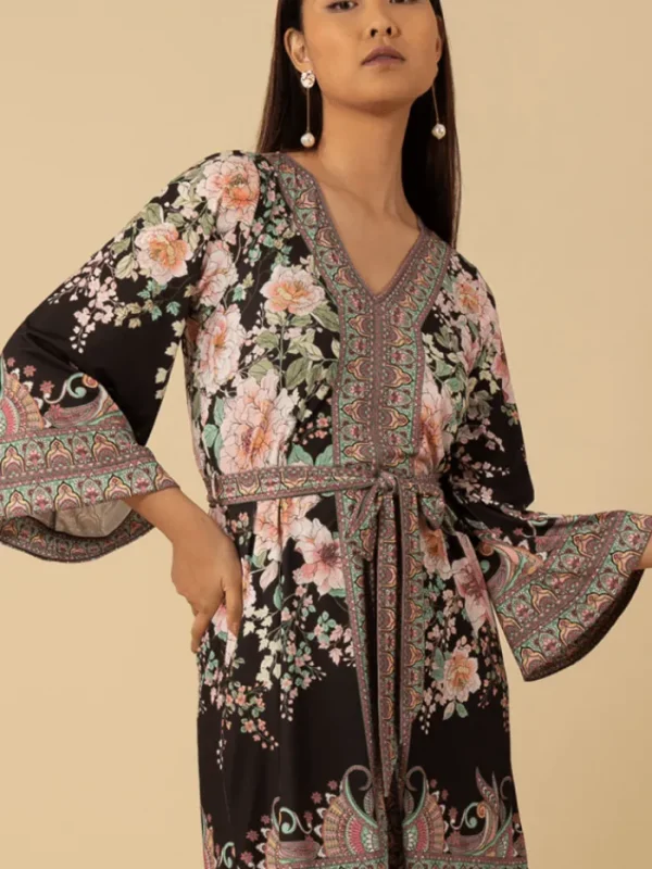Hale Bob Dresses | Party Wear^Women's KALIYAH Patterned Mini Dress In Black 4YPR650A Col BL
