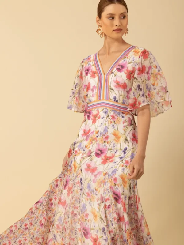 Hale Bob Dresses | Luxury Gifts^Women's MARIAM Chiffon Patterned Maxi Dress 51PS664A