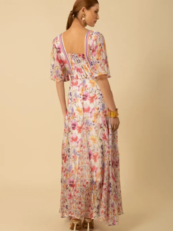 Hale Bob Dresses | Luxury Gifts^Women's MARIAM Chiffon Patterned Maxi Dress 51PS664A