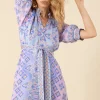 Hale Bob Dresses | Luxury Gifts^Women's NAYA Blue Patterned Maxi Dress 51AY616M