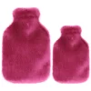 Helen Moore Faux Fur Accessories | Gifts Under £100^(CS) Standard Raspberry Faux Fur Hot Water Bottle