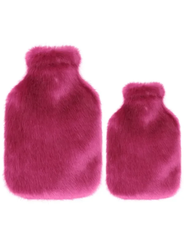 Helen Moore Faux Fur Accessories | Gifts Under £100^(CS) Standard Raspberry Faux Fur Hot Water Bottle