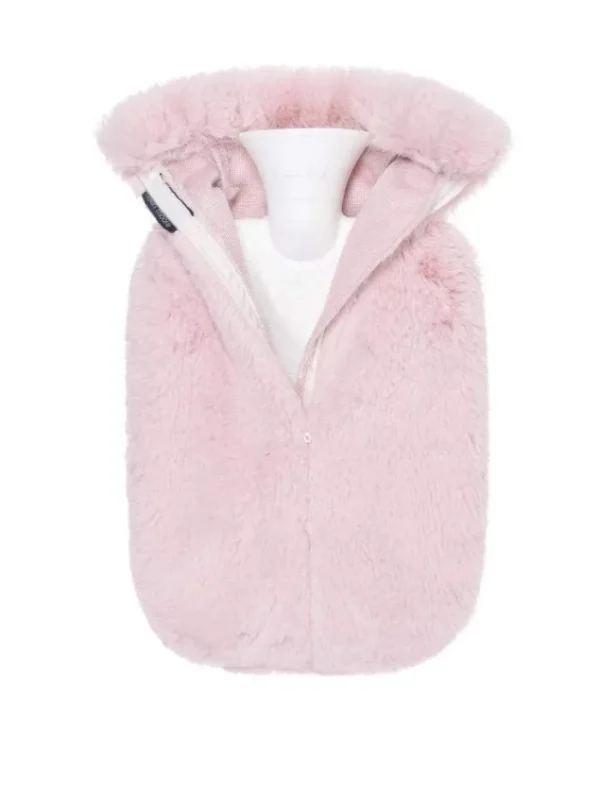 Helen Moore Faux Fur Accessories | Gifts Under £100^Vegan Fur Pink Blossom Cloud Hot Water Bottle HBSBLOC