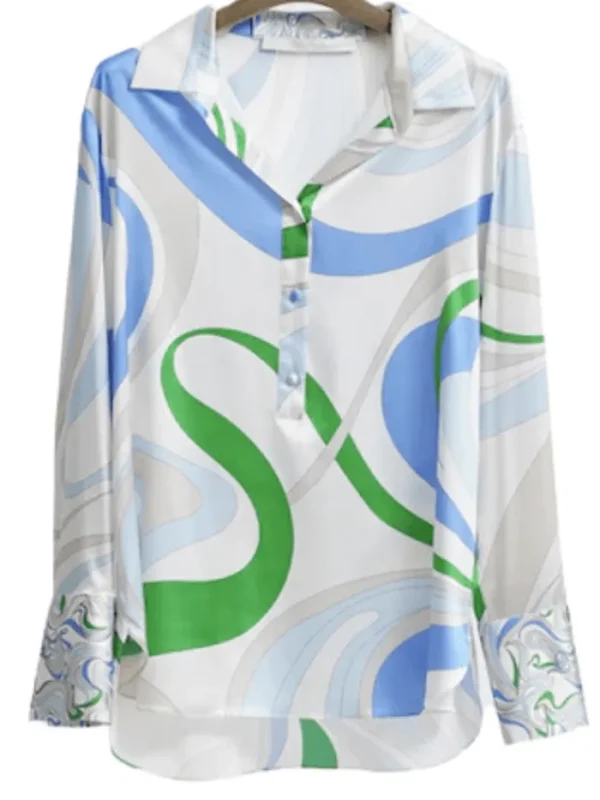 Herzen’s Angelegenheit Tops | Gifts Under £250^Bayou Multi Printed Tunic Blouse 25233 6172 233