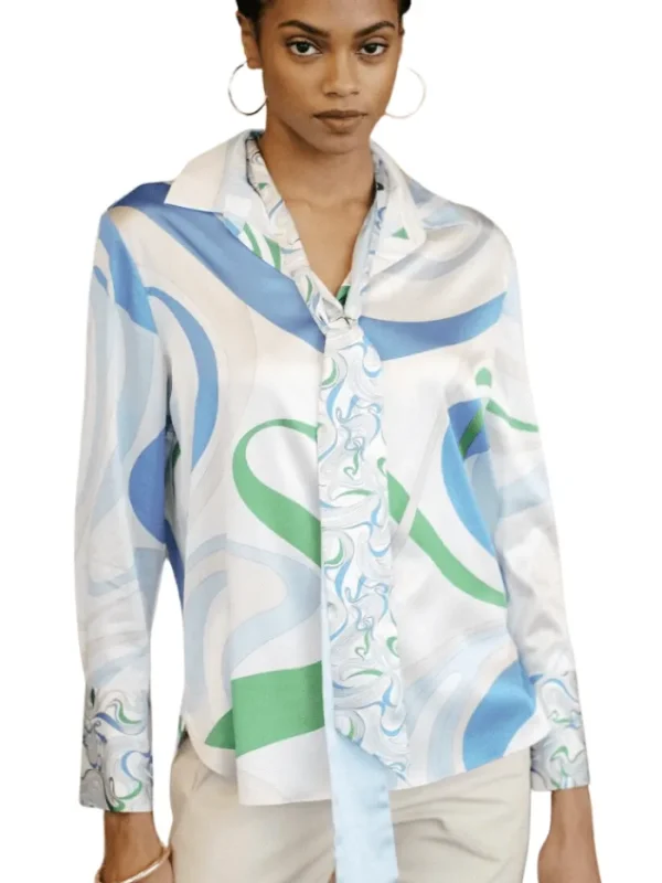 Herzen’s Angelegenheit Tops | Gifts Under £250^Bayou Multi Printed Tunic Blouse 25233 6172 233