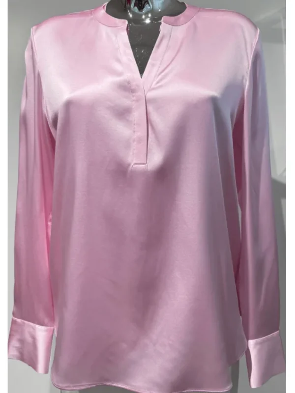 Herzen’s Angelegenheit Tops | Luxury Gifts^Women's Silk Blouse In Pink 25244-6100 Col 505