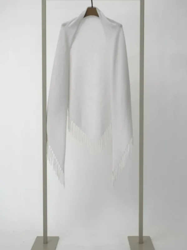 Herzen’s Angelegenheit Coats And Jackets | Knitwear^Women's Wool And Cashmere Pearl Grey Cape With
