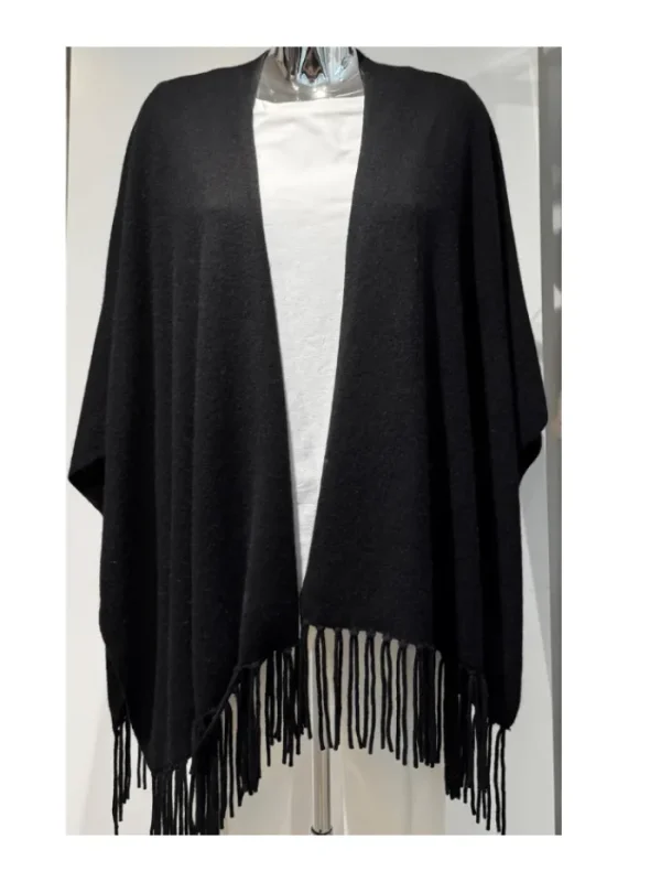 Herzen’s Angelegenheit Coats And Jackets | Knitwear^Women's Wool And Cashmere Open Fringe Cape In B