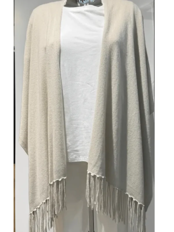 Herzen’s Angelegenheit Coats And Jackets | Knitwear^Women's Wool And Cashmere Open Fringe Cape In S