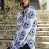 Herzen’s Angelegenheit Tops | Luxury Gifts^Women's Silk Patterned Tunic Blouse 25244-6166