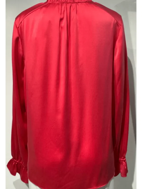 Herzen’s Angelegenheit Tops | Luxury Gifts^Women's Silk Blouse In Deep Coral 25244-6014 Co