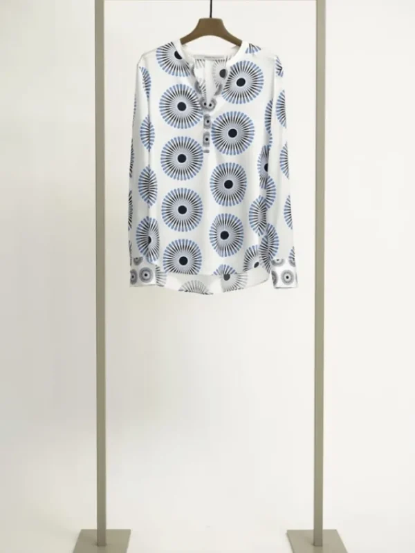 Herzen’s Angelegenheit Tops | Luxury Gifts^Women's Silk Patterned Tunic Blouse 25244-6166