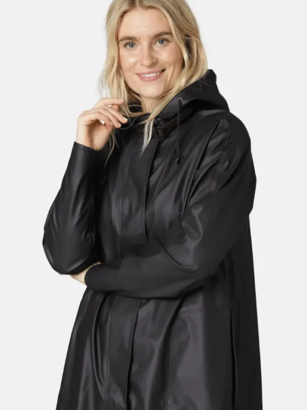 Ilse Jacobsen Coats And Jackets | Rainwear^Black Raincoat RAIN71 001