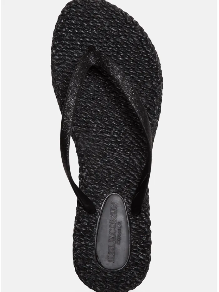 ilse_jacobsen_flip_flops__0-3.webp Ilse Jacobsen Footwear | Footwear^Flip Flops With Glitter Black CHEERFUL01 Col 01