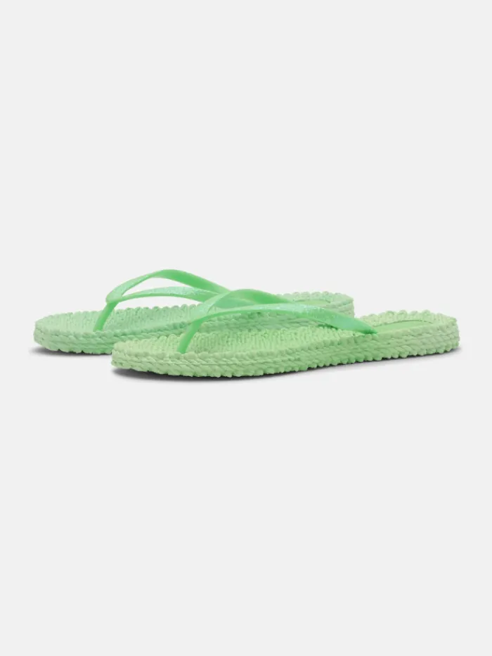 ilse_jacobsen_flip_flops__1-1.webp Ilse Jacobsen Footwear | Footwear^Flip Flops With Glitter In Bright Minty Green CHEERFUL01