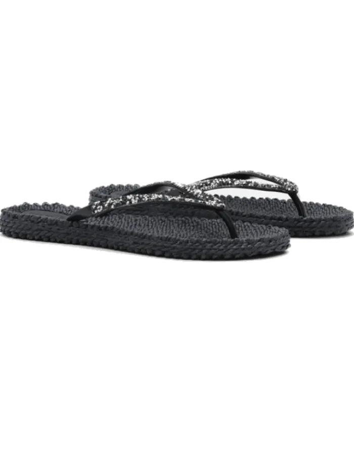 ilse_jacobsen_flip_flops__1-2.webp Ilse Jacobsen Footwear | Footwear^Flip Flops With Jewels Dark Indigo CHEERFUL03G 660
