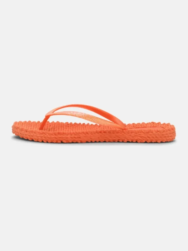Ilse Jacobsen Footwear | Footwear^Flip Flops With Glitter In Hot Orange CHEERFUL01 Col 349