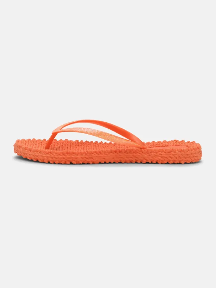 ilse_jacobsen_flip_flops__2.webp Ilse Jacobsen Footwear | Footwear^Flip Flops With Glitter In Hot Orange CHEERFUL01 Col 349