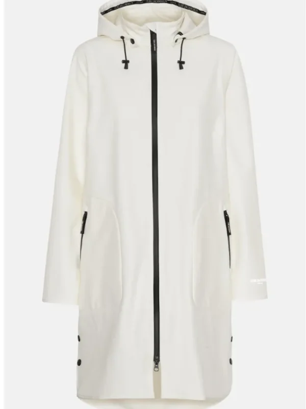 Ilse Jacobsen Coats And Jackets | Rainwear^Rain128 Raincoat In Col 124 White Sugar