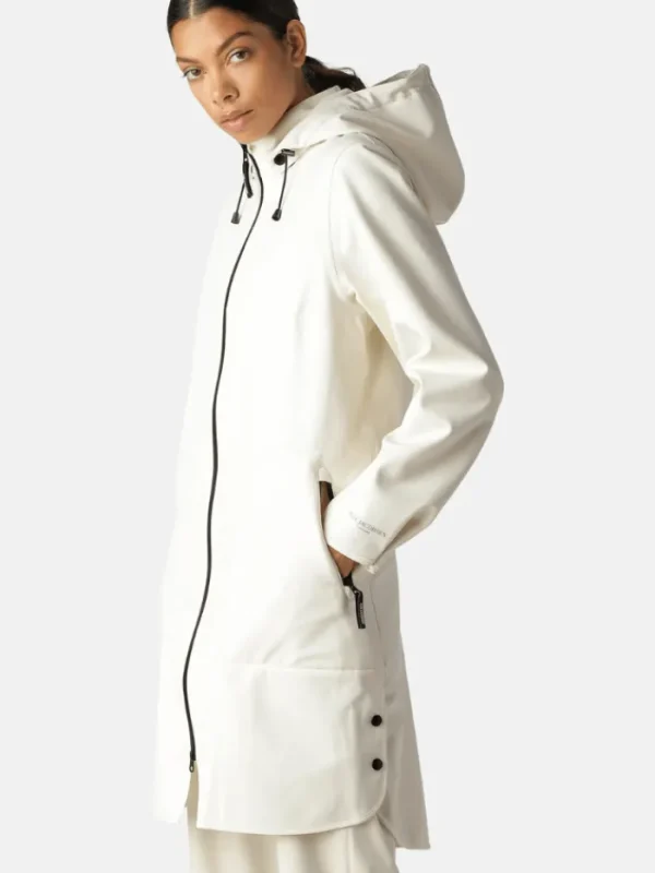 Ilse Jacobsen Coats And Jackets | Rainwear^Rain128 Raincoat In Col 124 White Sugar