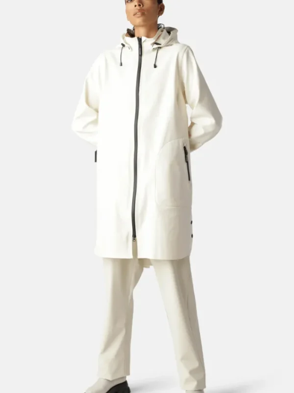 Ilse Jacobsen Coats And Jackets | Rainwear^Rain128 Raincoat In Col 124 White Sugar