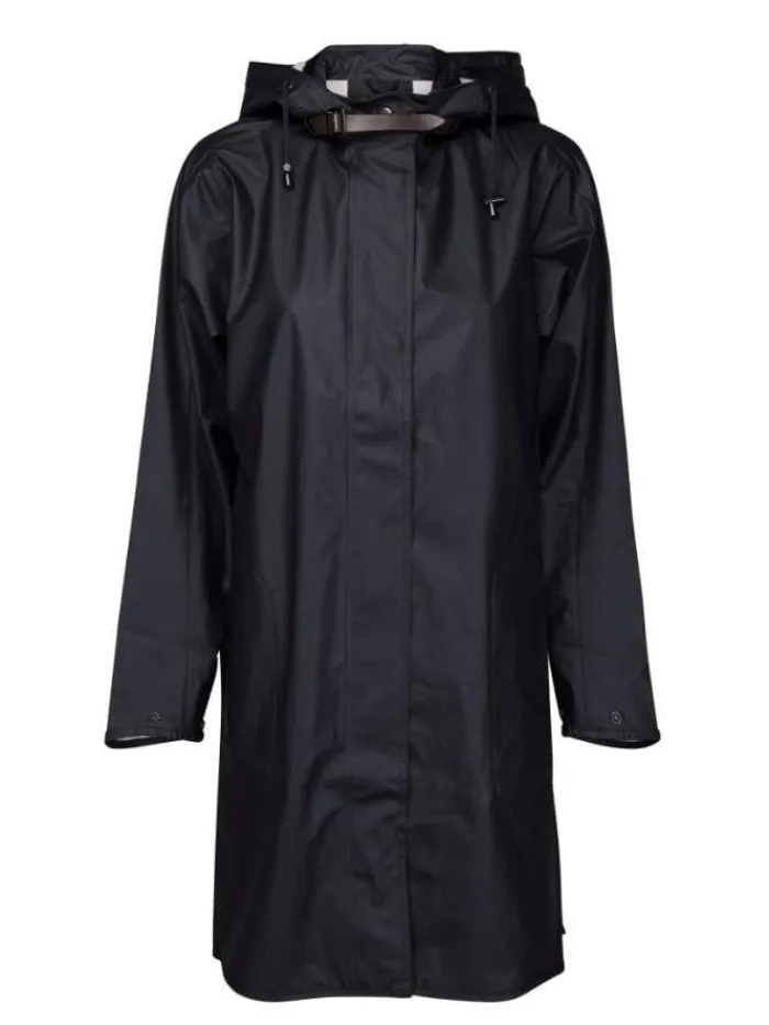 ilse_jacobsen_raincoat_da_1.webp Ilse Jacobsen Coats And Jackets | Rainwear^Raincoat Dark Indigo RAIN71 660