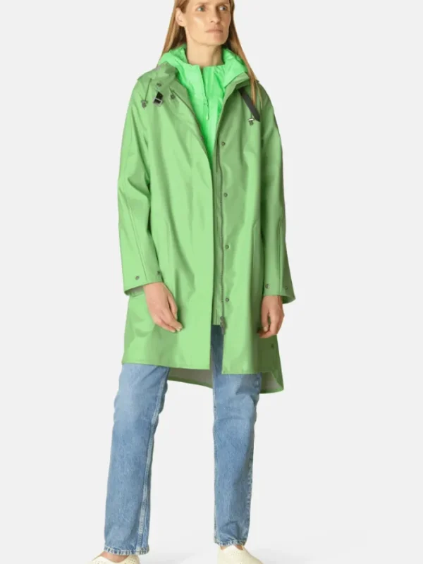 Ilse Jacobsen Coats And Jackets | Rainwear^Raincoat In Bright Green Rain71 495