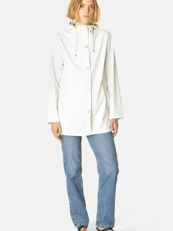 Ilse Jacobsen Coats And Jackets | Rainwear^Raincoat In Milk Creme Rain228FR Col 121