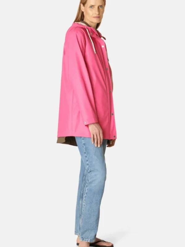 Ilse Jacobsen Coats And Jackets | Rainwear^Raincoat In Magenta Rain228FR Col 917