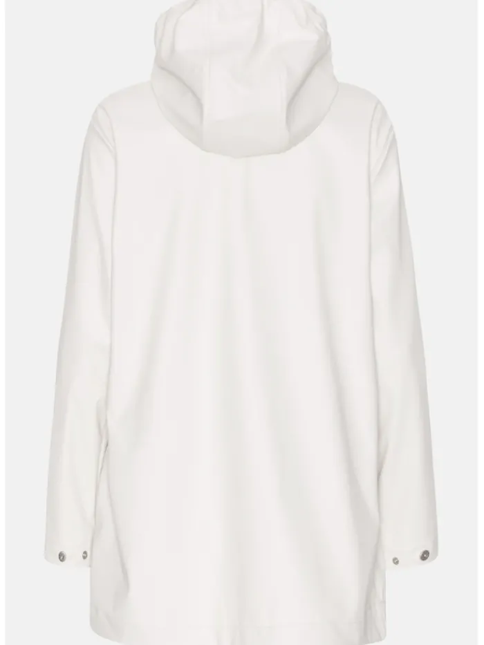 ilse_jacobsen_raincoat_in_2-2.webp Ilse Jacobsen Coats And Jackets | Rainwear^Raincoat In Milk Creme Rain228FR Col 121