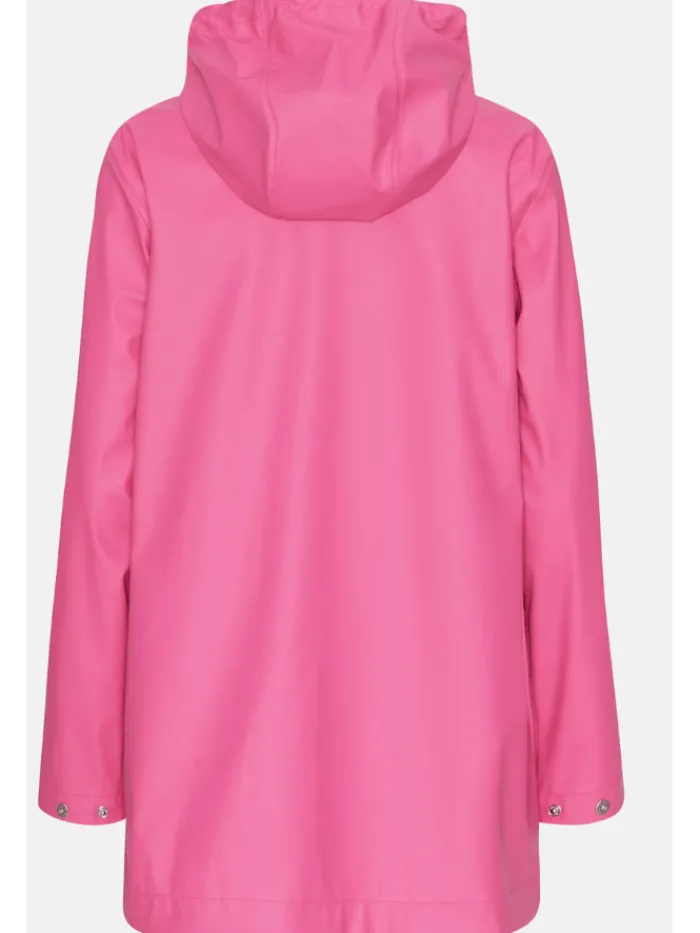 ilse_jacobsen_raincoat_in_2-3.webp Ilse Jacobsen Coats And Jackets | Rainwear^Raincoat In Magenta Rain228FR Col 917