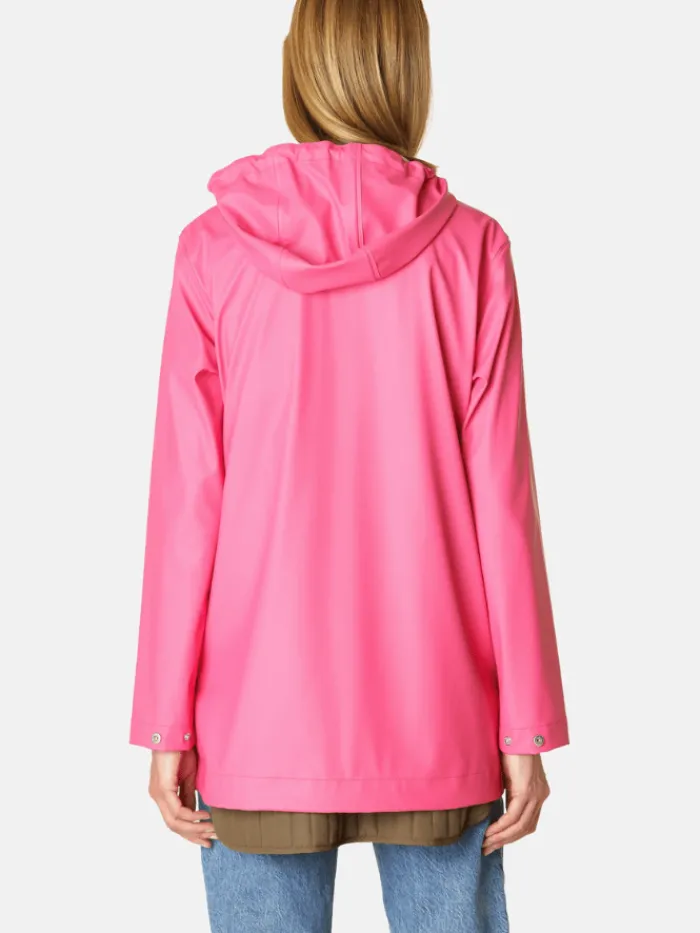 ilse_jacobsen_raincoat_in_4-3.webp Ilse Jacobsen Coats And Jackets | Rainwear^Raincoat In Magenta Rain228FR Col 917