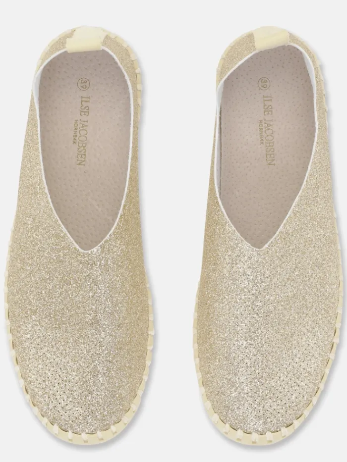 ilse_jacobsen_slip_on_fla_0.webp Ilse Jacobsen Footwear | Footwear^Slip On Flats In Platin TULIP3272GB Col 780