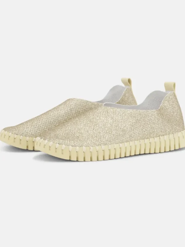 Ilse Jacobsen Footwear | Footwear^Slip On Flats In Platin TULIP3272GB Col 780